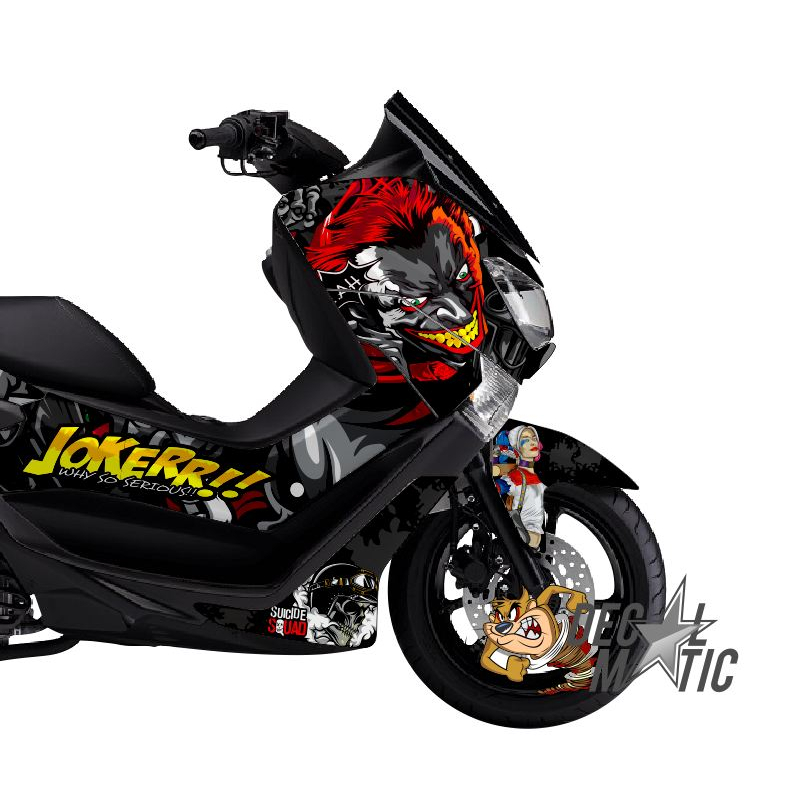 Decal nmax Joker stiker Full Body Motor Yamaha Old Nmax 2015 2016 2017 2018 2019