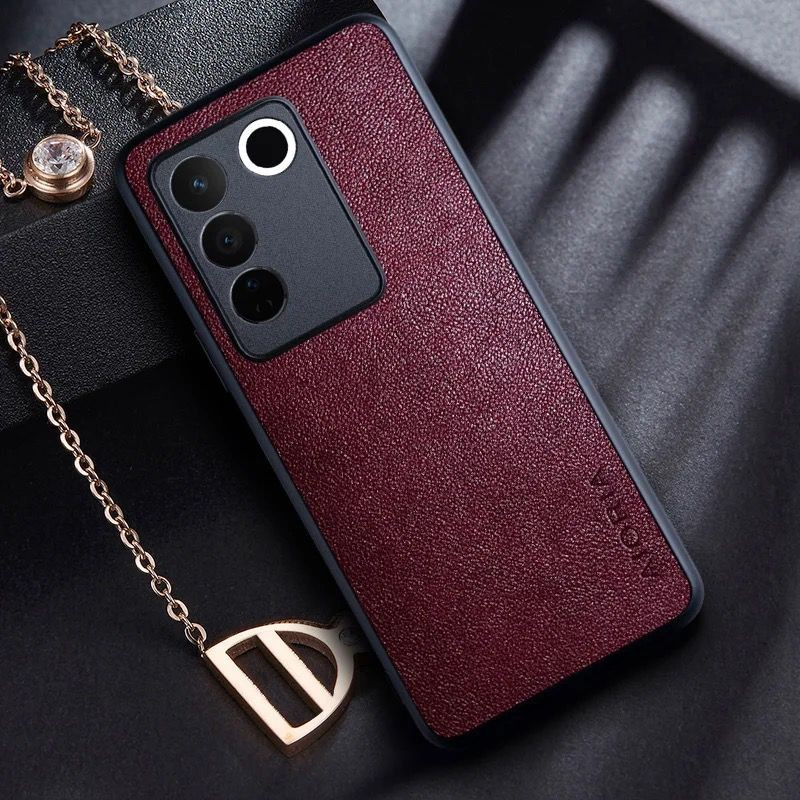 VIVO V29 5G / V27 5G / V27E SOFTCASE LEATHER CASE TPU AIORIA SILIKON SOFT CASE