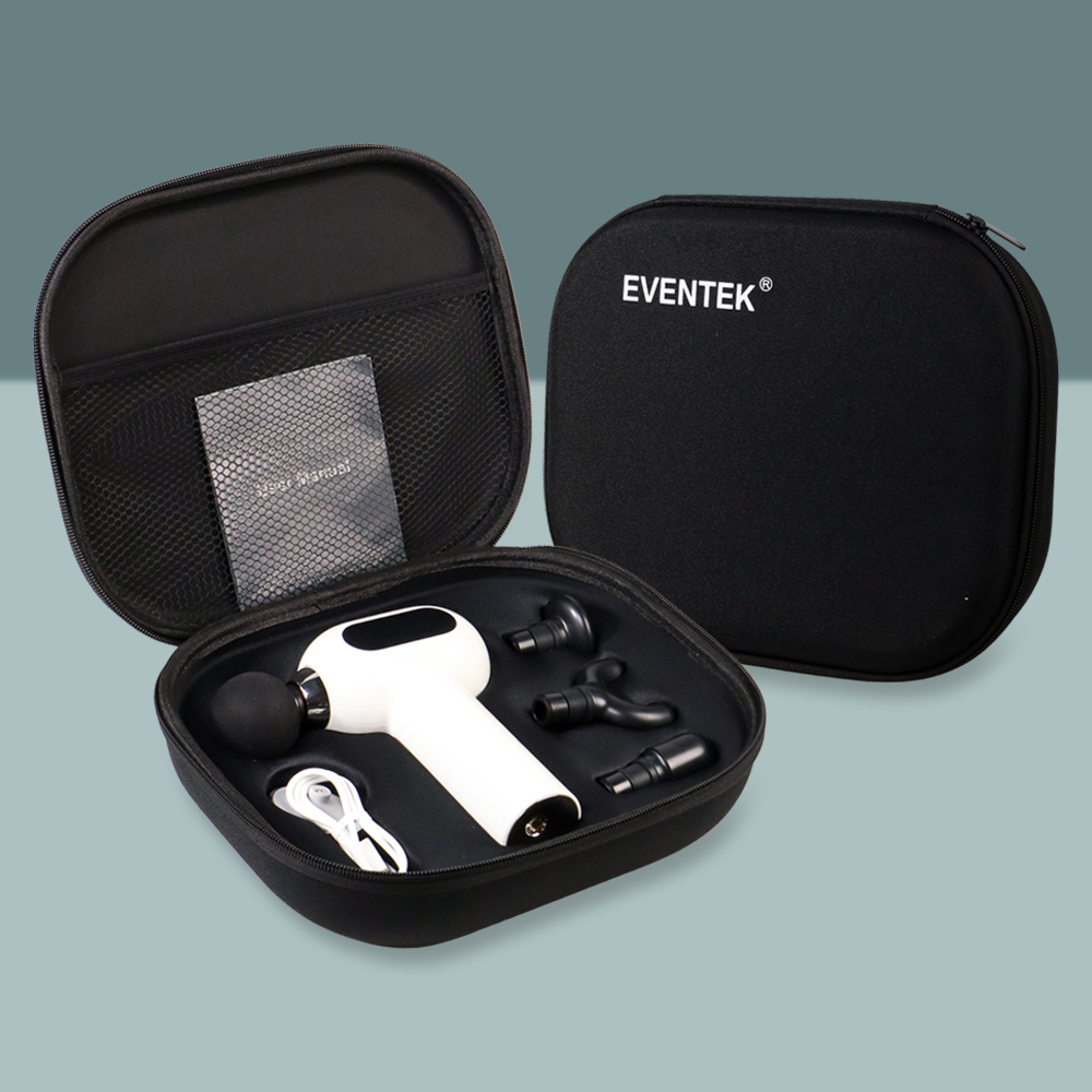 EVENTEK Alat Pijat Elektrik Mini Lightweight Massage Fascial Gun - 357 - White