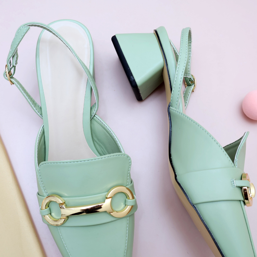 [ NEW ] Sepatu Wanita  C*K 489 - SNR Heels 4cm