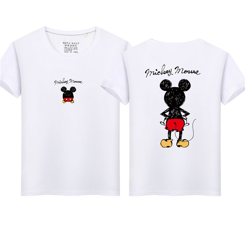 Kaos Oversize Couple Unisex Fashion Import Motif Mickey Mouse (Harga Hanya 1 Pcs)