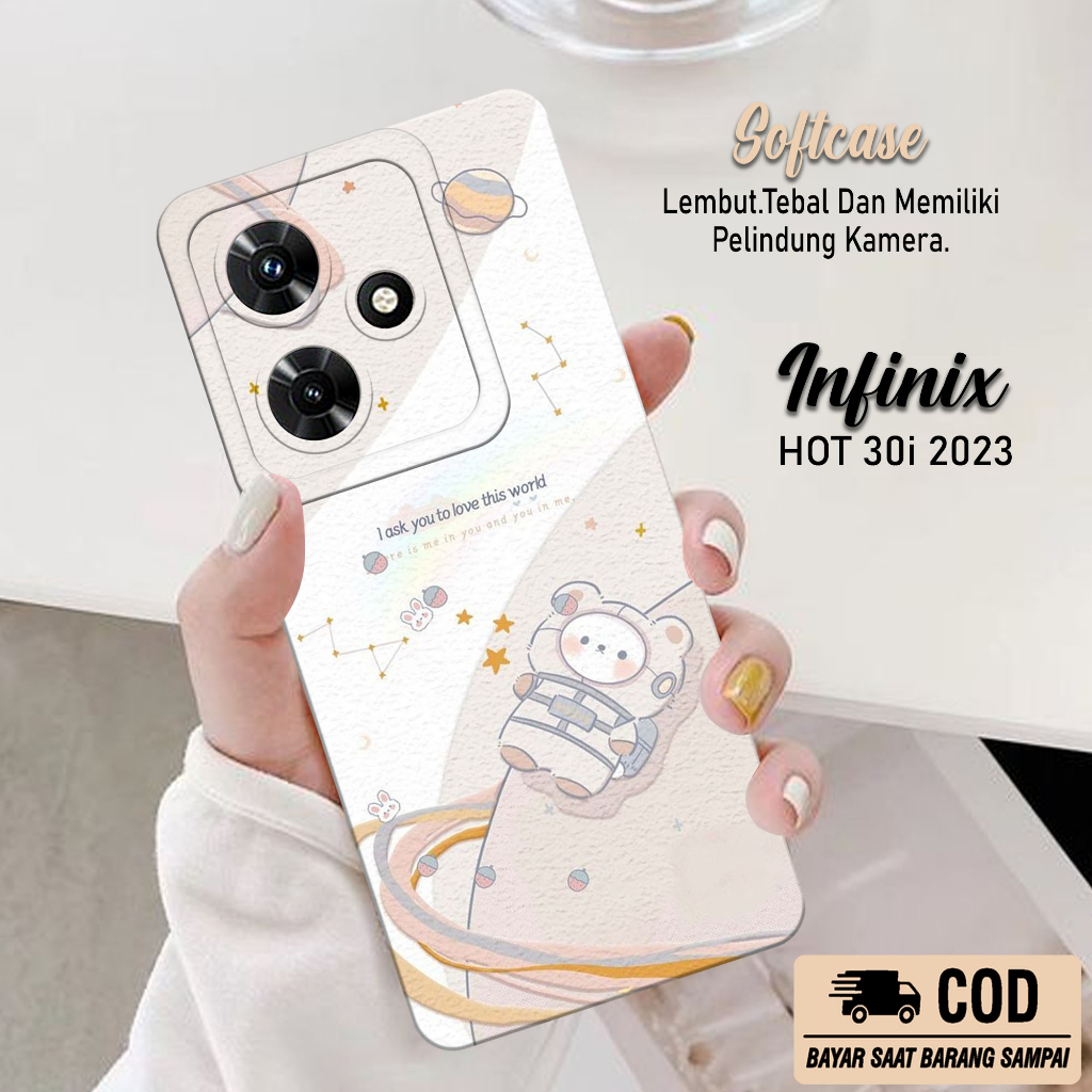 Case Hp Infinix Hot 30i 2023 - Softcase Infinix Hot 30i Terbaru - Casing Infinix Hot 30i - Kesing In