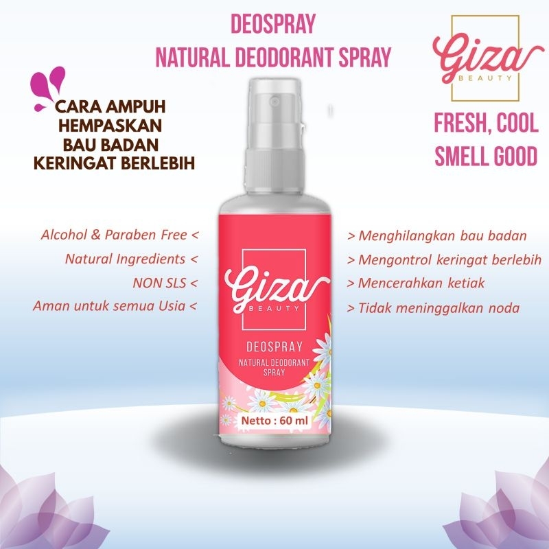 Deodorant Giza Beauty Deodoran Giza Deodoran Pencerah Ketiak Putih