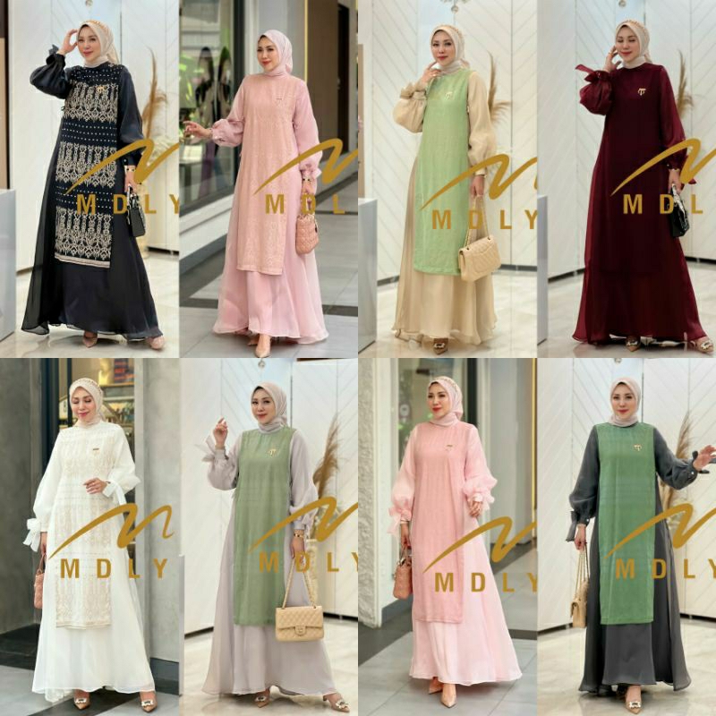 Gamis MDLY Feema Dress ORIGINAL