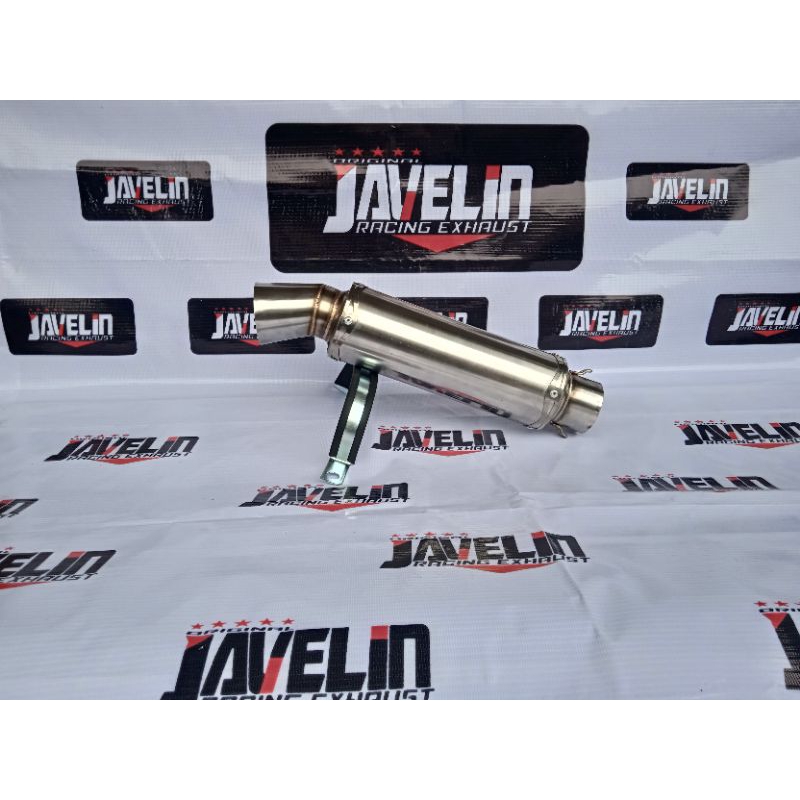 Silencer Knalpot Racing CORONG Polos/Laser Nama (Inlet 50) Semua Tipe Motor