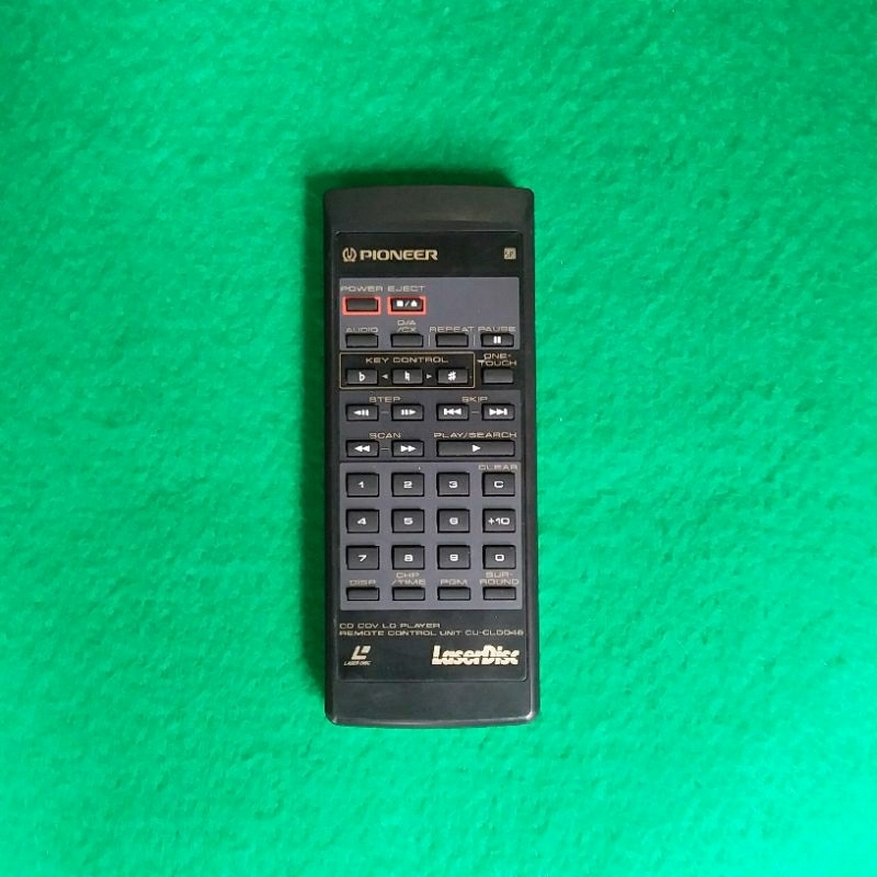 REMOTE CONTROL UNIT CD CDV LD PLAYER PIONEER SERI CU-CLD046 ORIGINAL