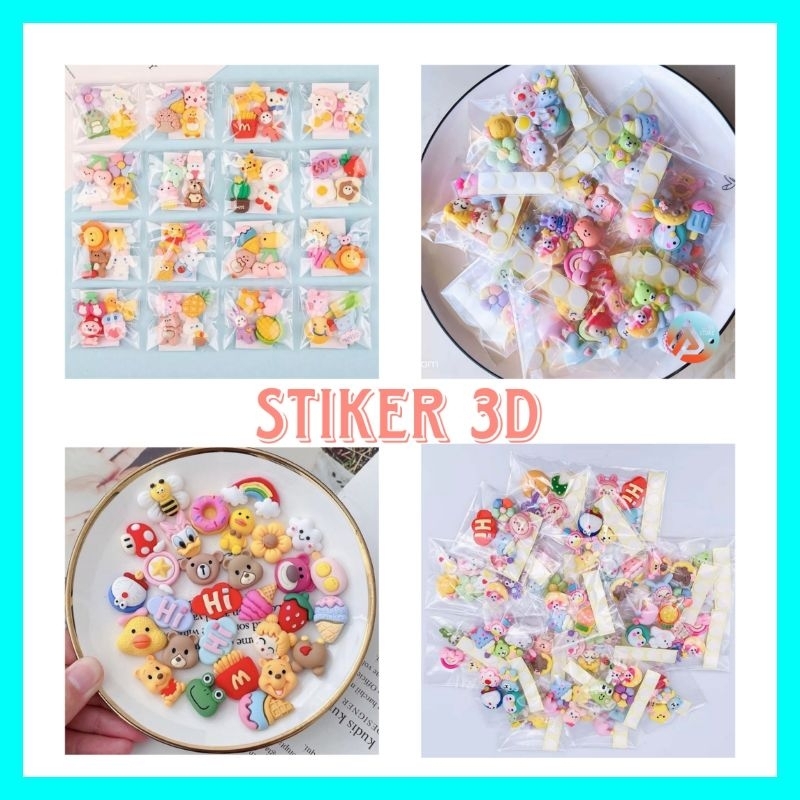 

STIKER 3D ISI 4 PCS
