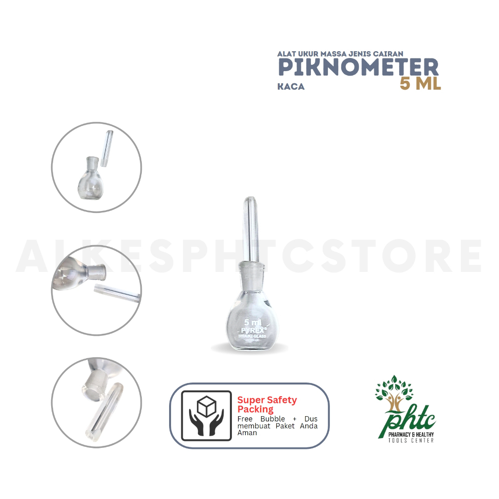 Piknometer 5ml l Picnometer 5ml l Pikno Meter 5 ml