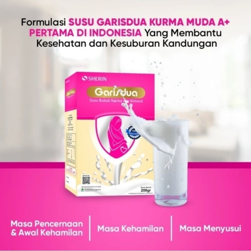 

Susu Almond Etawa Garis Dua Promil Penyubur Penguat Kandungan