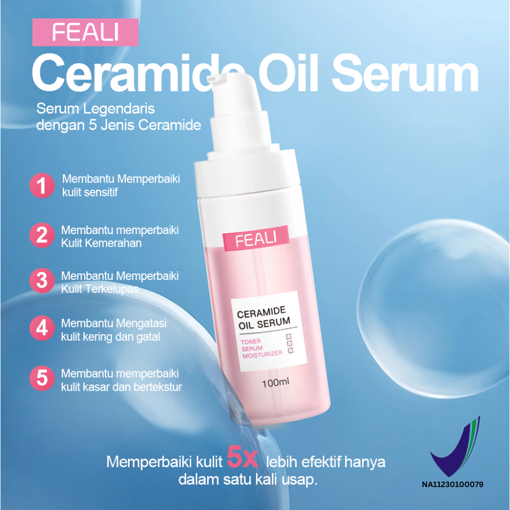 | LB | FEALI AHA BHA PHA OIL SERUM ANTI ACNE &amp; CERAMIDE OIL SERUM BERRIER REPAIR 100ml