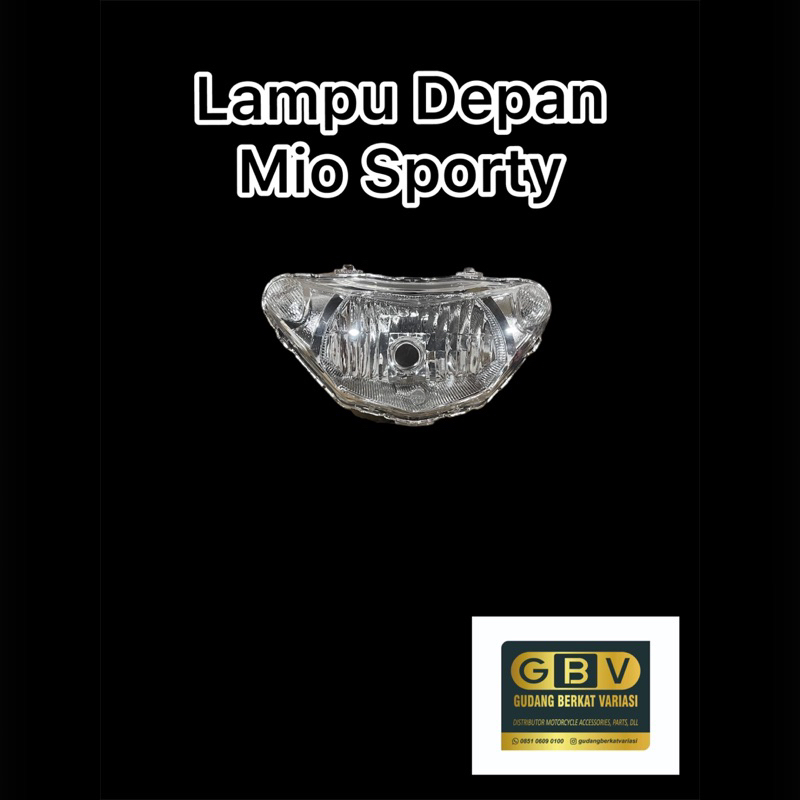 Reflektor lampu depan motor mio sporty