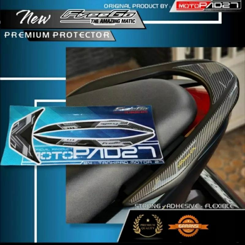 Stiker behel New Freego 2023 carbon resin timbul