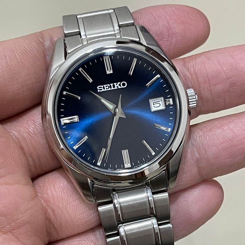 Seiko Quartz SUR309P1 Classic Sapphire Blue - Jam Tangan Pria SUR309