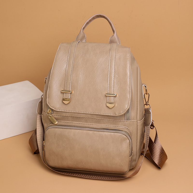 138318 Tas Ransel Wanita Multifungsi Backpack Shoulder Bag Import Korea Fashion Stock Bisa Selempang