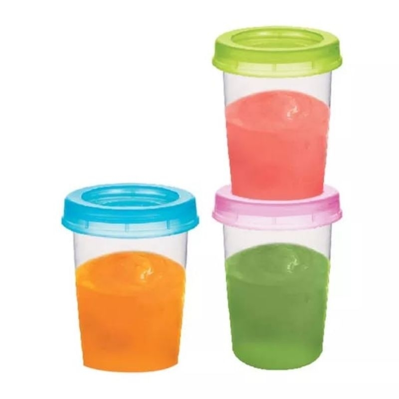 Baby safe fc04a food container 240ml isi 3 pcs