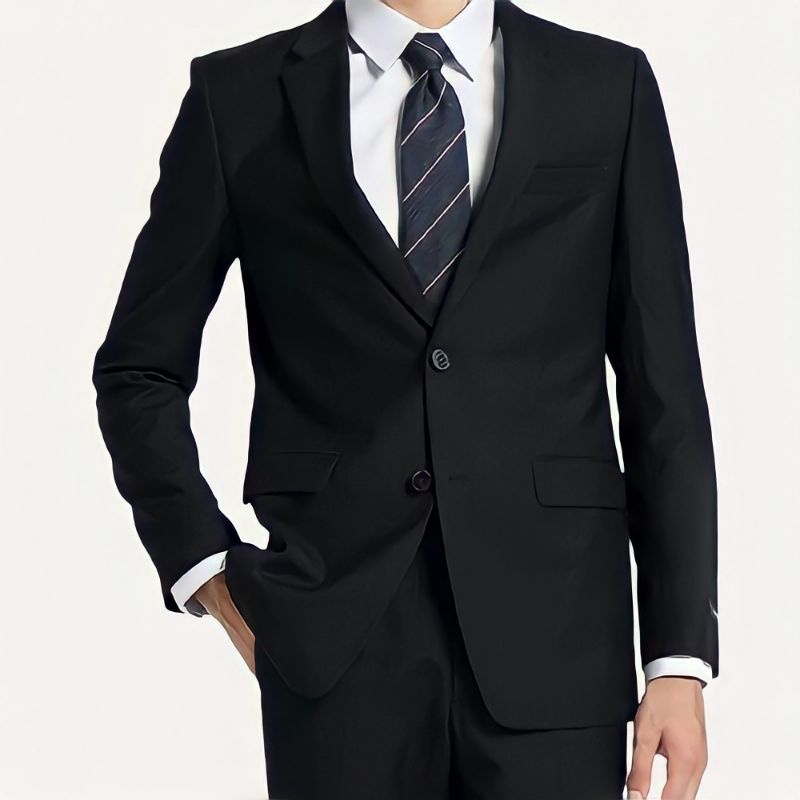 Jas Wisuda / Jas Formal Pria / Jas Nikah / Jas Polos Pria Hitam