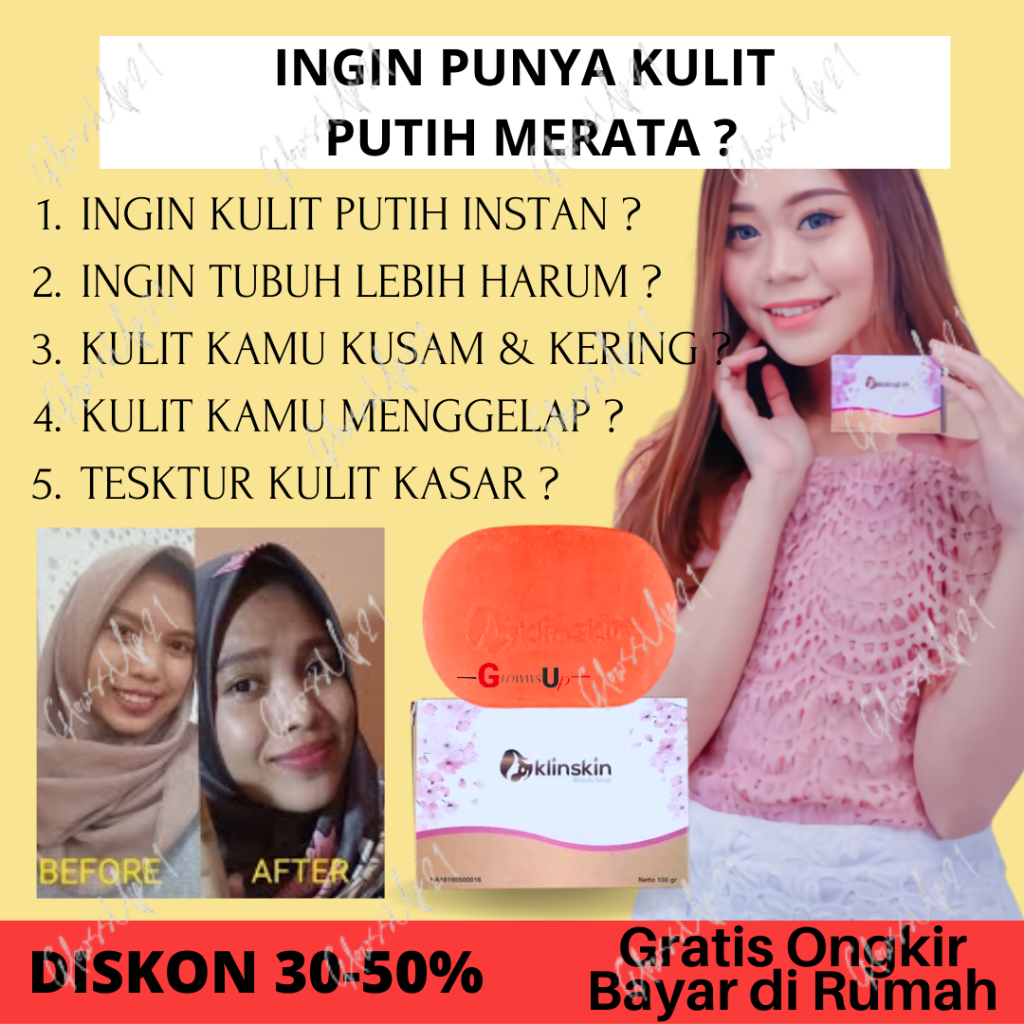 KLINSKIN BEAUTY SOAP ORIGINAL 100GR - SABUN BATANG KLINSKIN ASLI