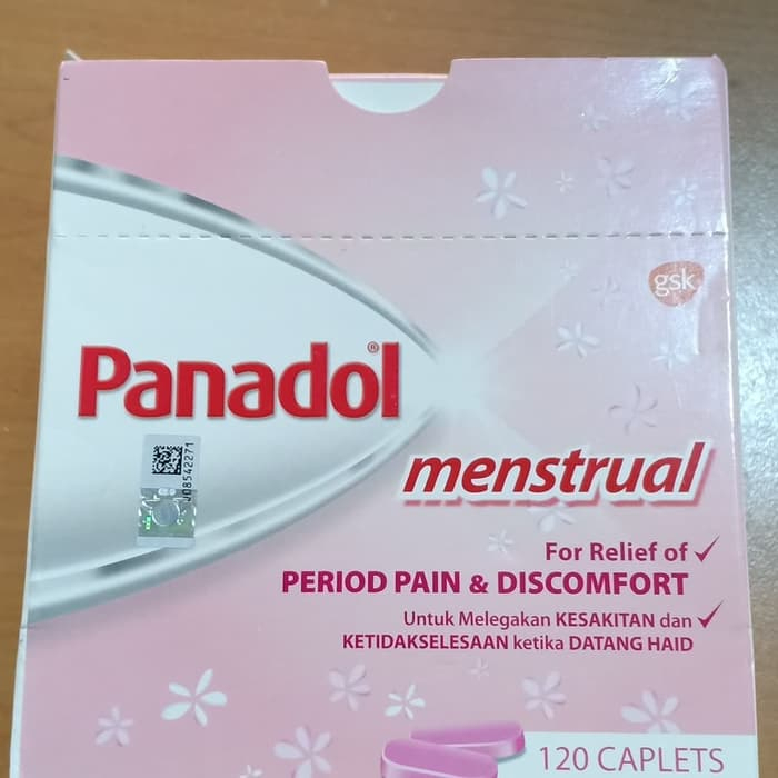 Panadol menstrual 1 papan isi 10 haid mens datang bulan