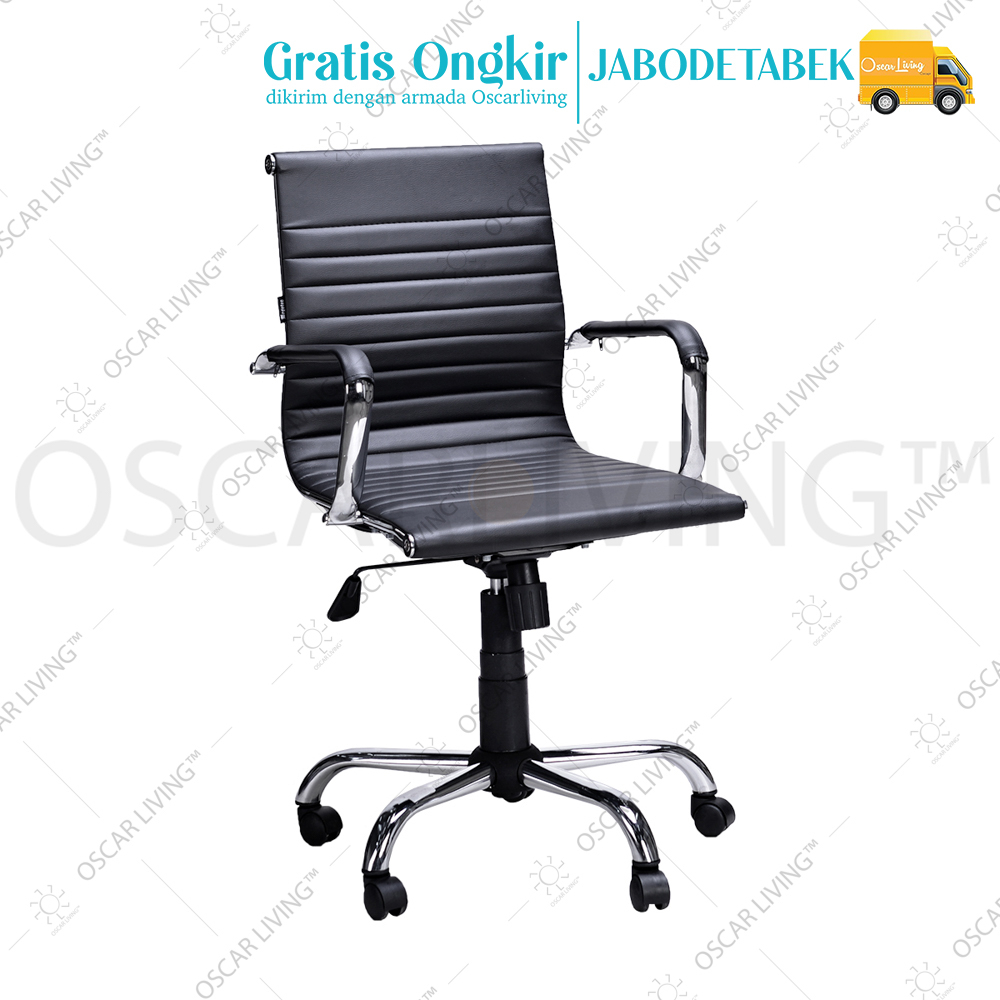 Ergotec Kursi Kantor LX 807 PR Chrome / Kursi Direktur / Office Chair [Khusus Jabodetabek]