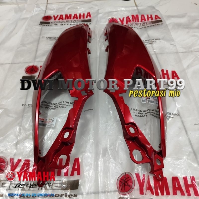 COVER SIDE BODY SET KANAN KIRI MERAH MARUN GLOSSY NMAX N MAX N-MAX 2DP-P3 ASLI ORIGINAL