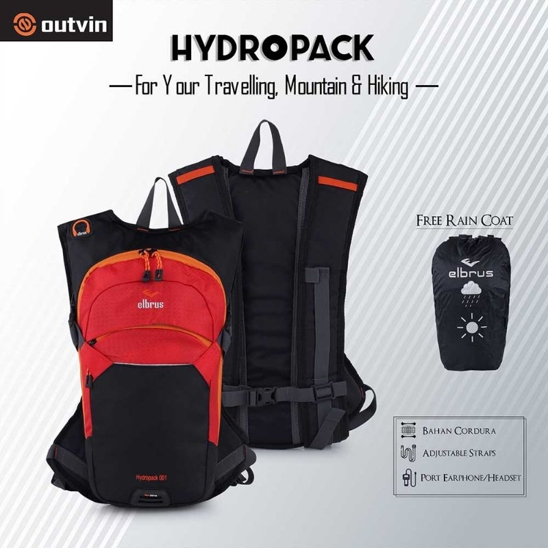 Tas Ransel Pria Hydropack 20 L Tas Punggung Sepeda Cowok Olahraga Trail Adventure