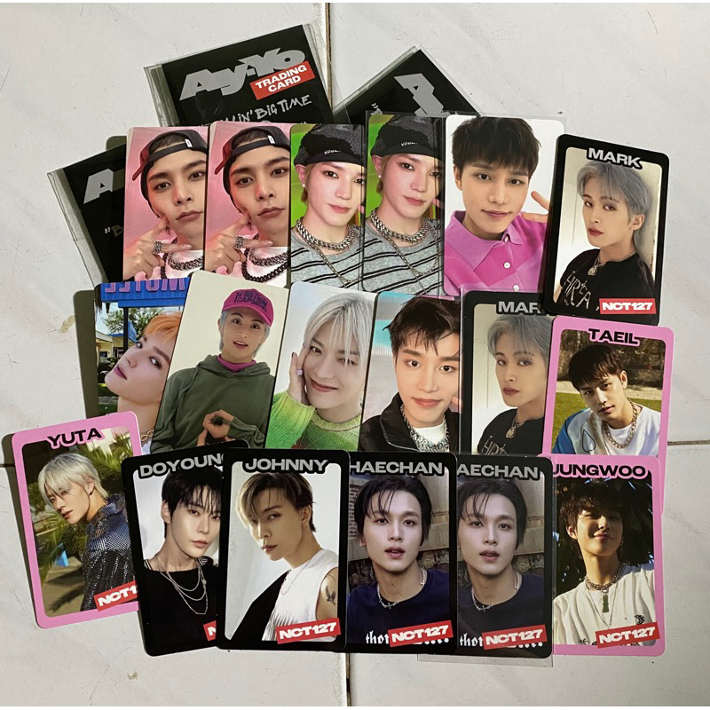 [READY STOCK] NCT 127 AYYO AY-YO TRADING CARD TC A B VER TAEIL TAEYONG DOYOUNG JOHNNY YUTA JUNGWOO M