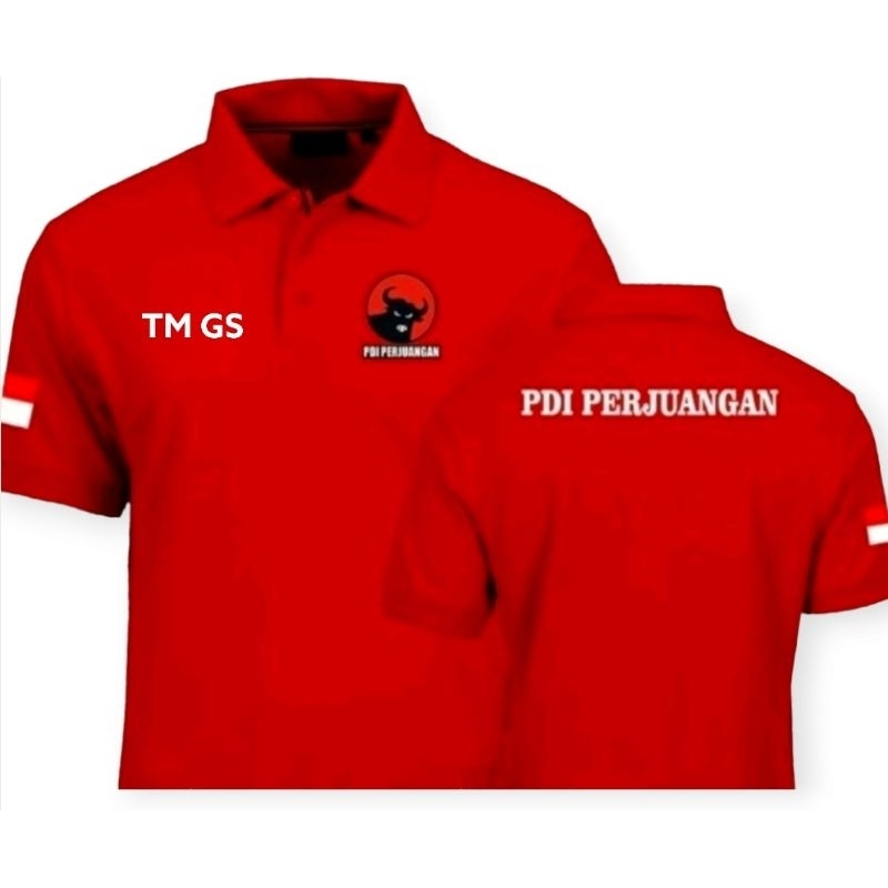 kaos Polo Pdip costum TIM GS