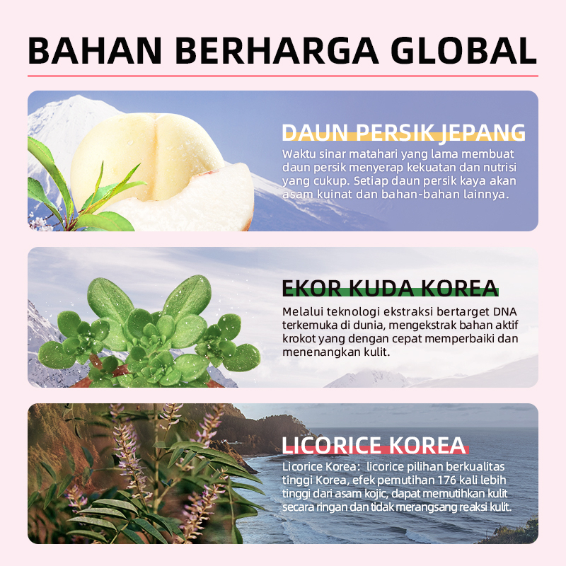 GMEELAN Peach Niacinamide Whitening Serum Cream
