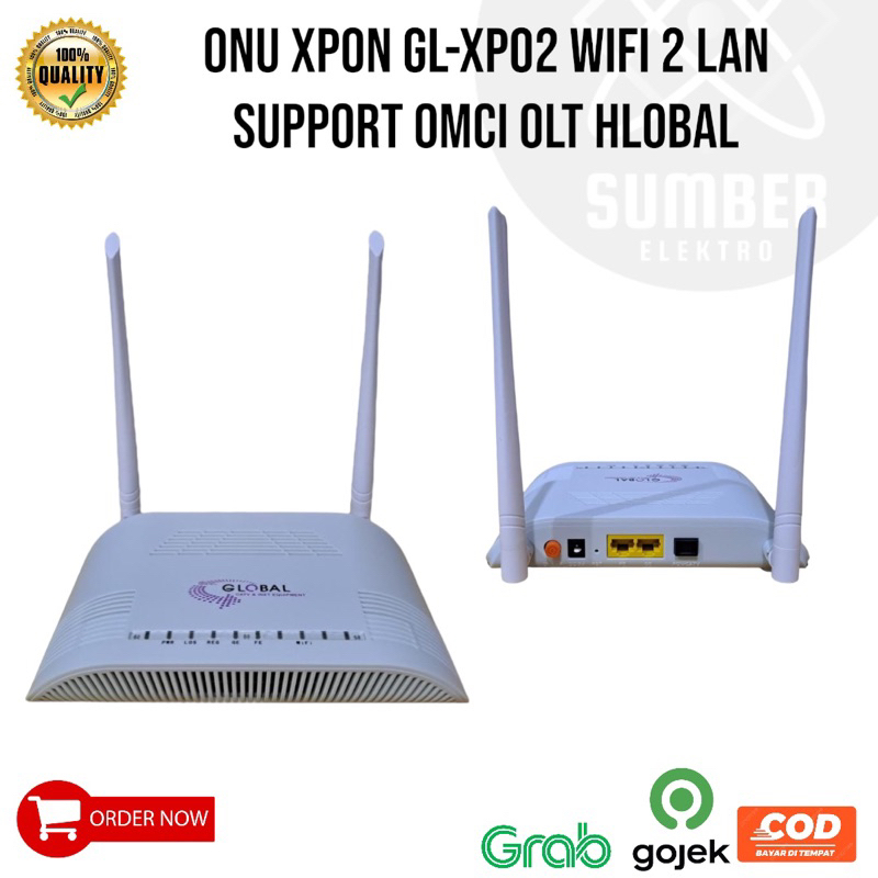 WIFI 2 LAN SUPPORT OMCI OLT GLOBAL - ONU XPON GLOBAL GL-XP02