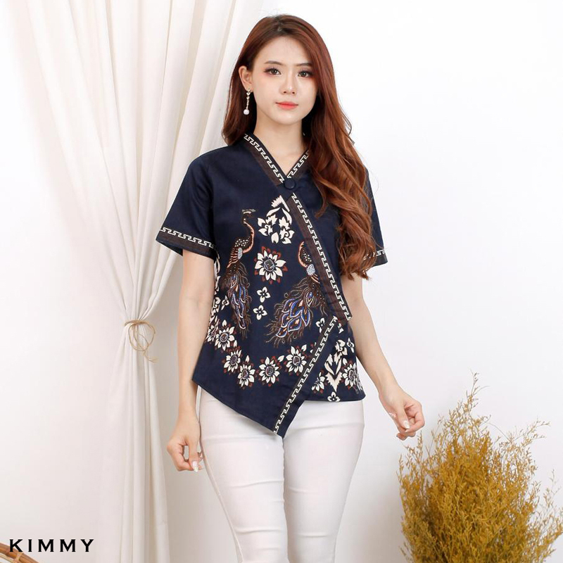 KIMMY TOP STANDAR &amp; JUMBO - Atasan Batik Wanita Blouse Wanita