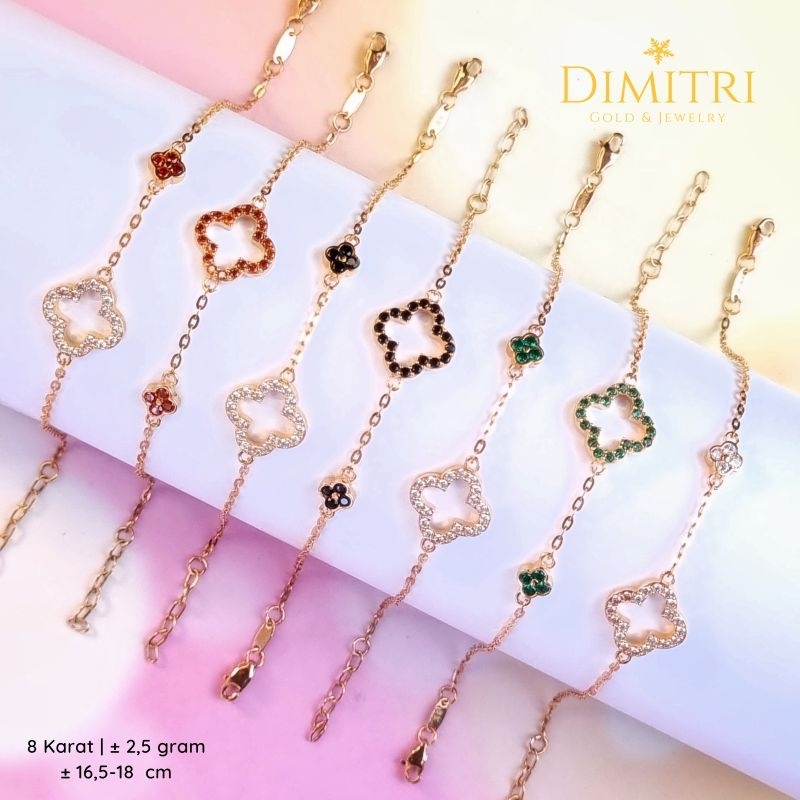 BRACELET OF RING-HANA | Gelang Emas 8K by Dimitri Gold X Bulan Purnama Official