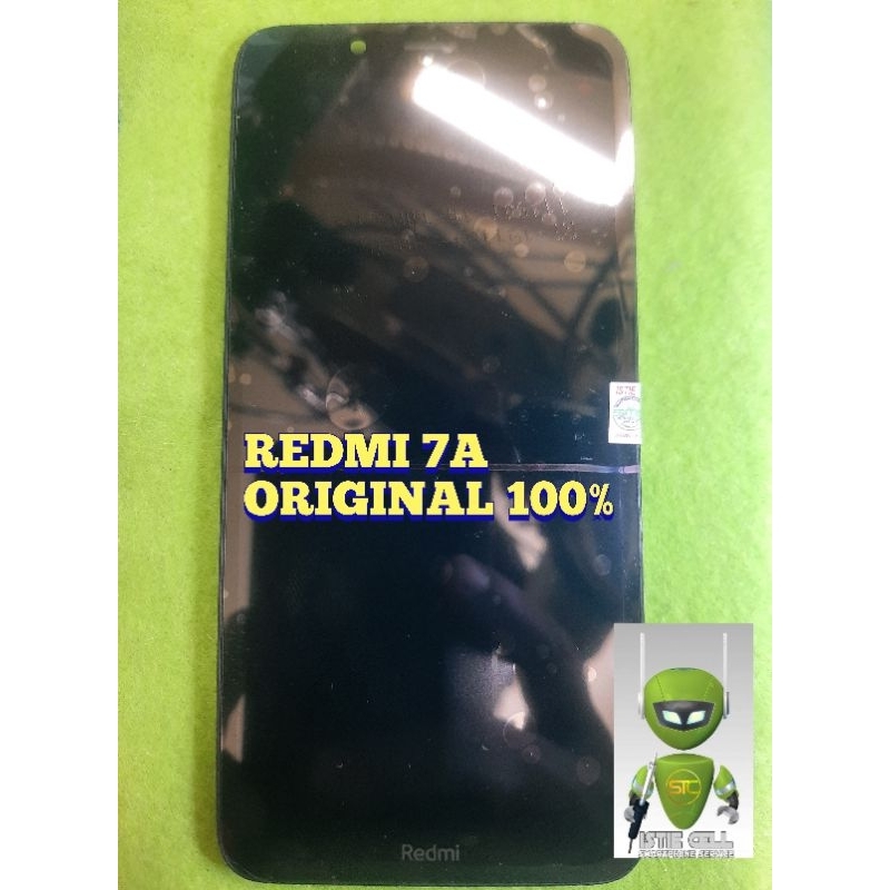 LCD REDMI 7A ORIGINAL 100% CABUTAN+FRAME