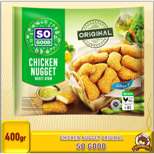 

So Good Naget Nugget Ori 400grm So Good Distributor Frozen Food Bogor