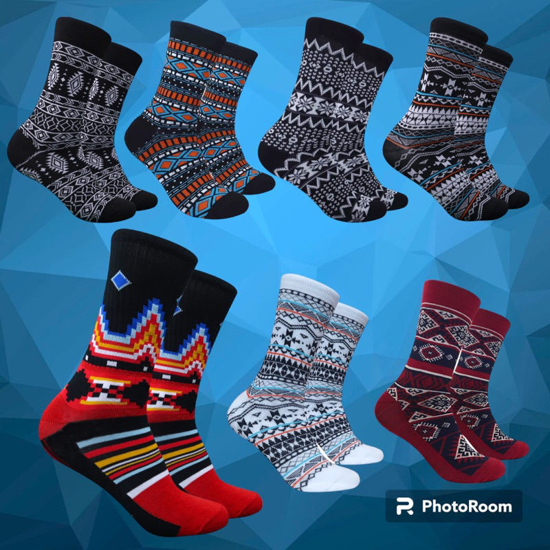 KAOS KAKI TRIBAL ETNIK PREMIUM EXPORT [PILIH MOTIF]