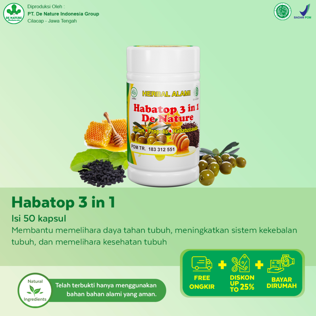 Habatop 3 in 1 De Nature Indonesia