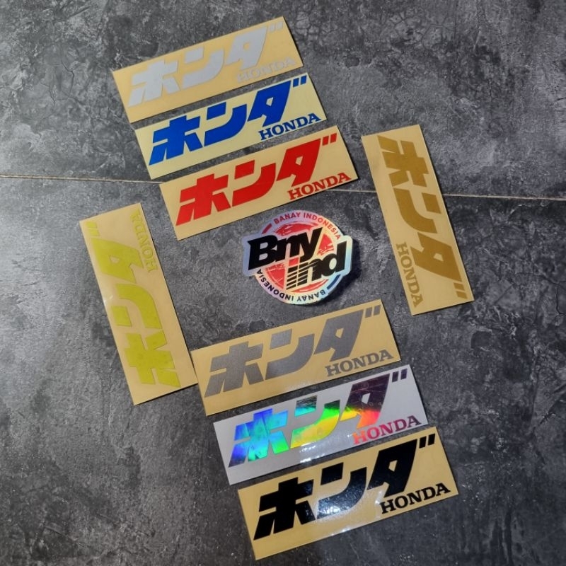 Sticker Stiker HONDA Jepang Cutting