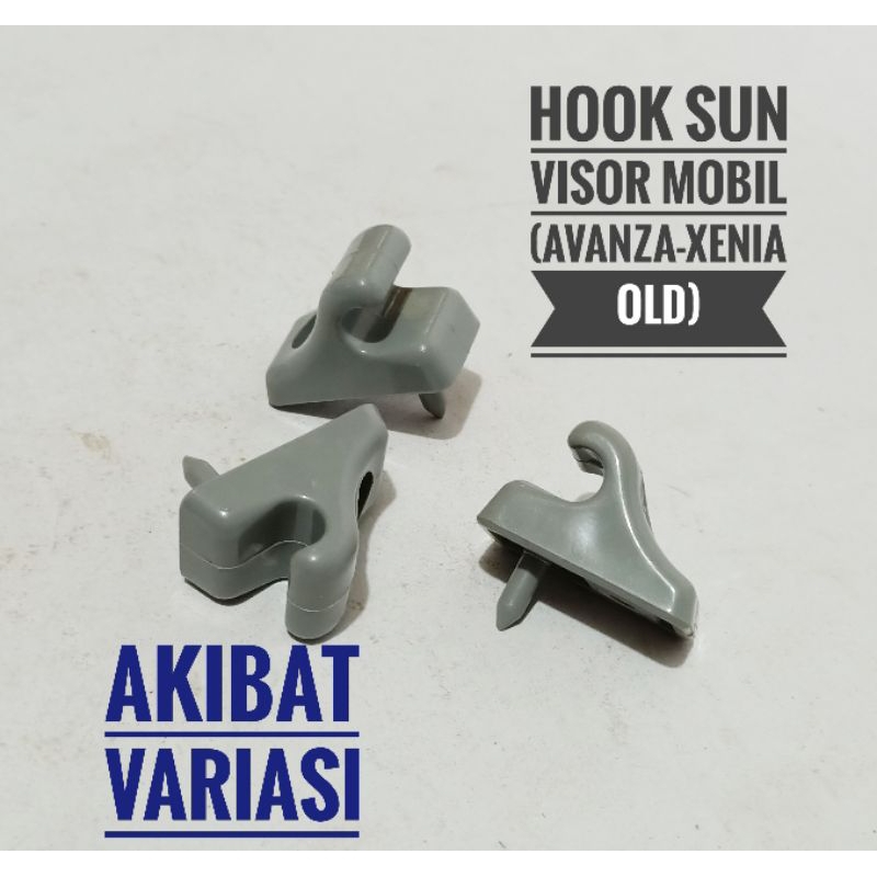 Hook Sun Visor Mobil Avanza Xenia 2003 2011 Cantolan Sun Visor Abu-Abu
