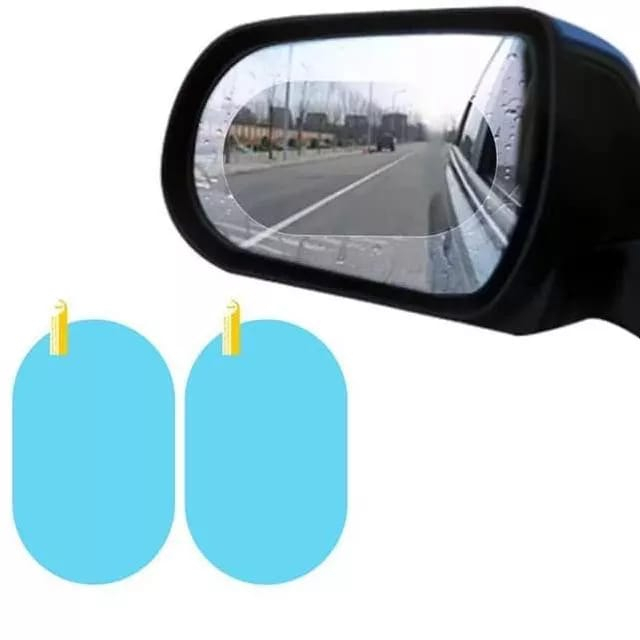 ANTI FOG KACA FILM BESAR OVAL ANTI EMBUN HUJAN PELINGDUNG KACA HELM DAN SPION MOBIL