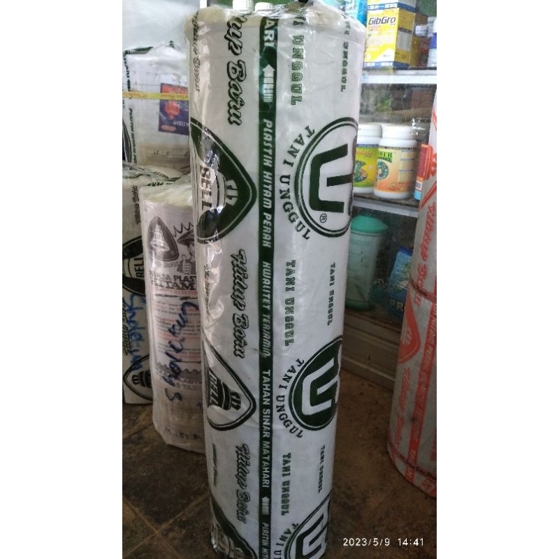 PLASTIK MULSA BELL 60 HIJAU BERAT 8 KG