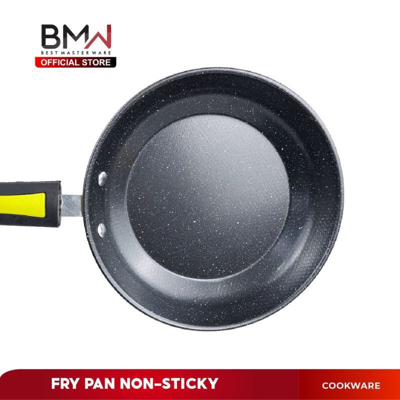 TEFLON BMW Anti Lengket 20 Cm / FRYPAN Anti Lengket / Wajan Penggorengan