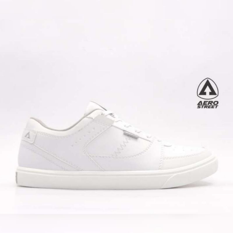 Free kaos kaki - Aerostreet 36-45 Hoops Low putih abu muda putih