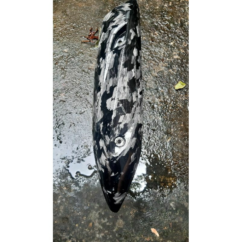 tameng knalpot mio carbon forged