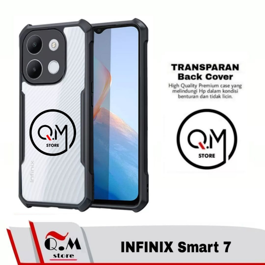 Case Infinix Smart 7 Airbag Shockproof Transparent