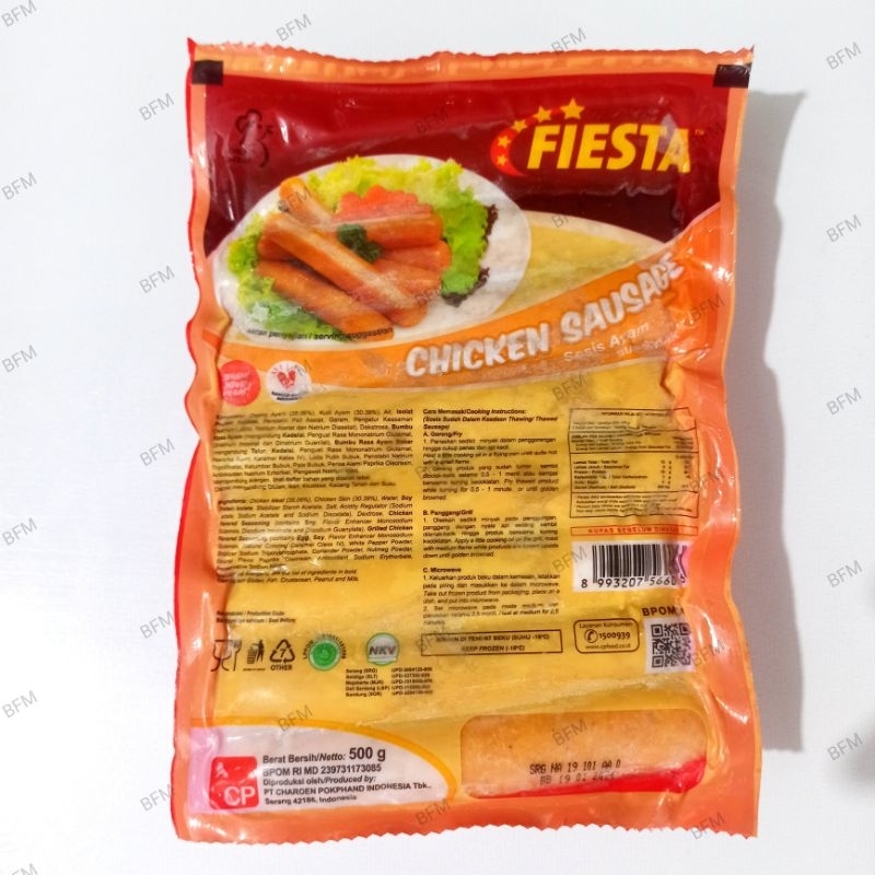 

Fiesta Chicken Sausages/ Sosis Ayam 500 Gr