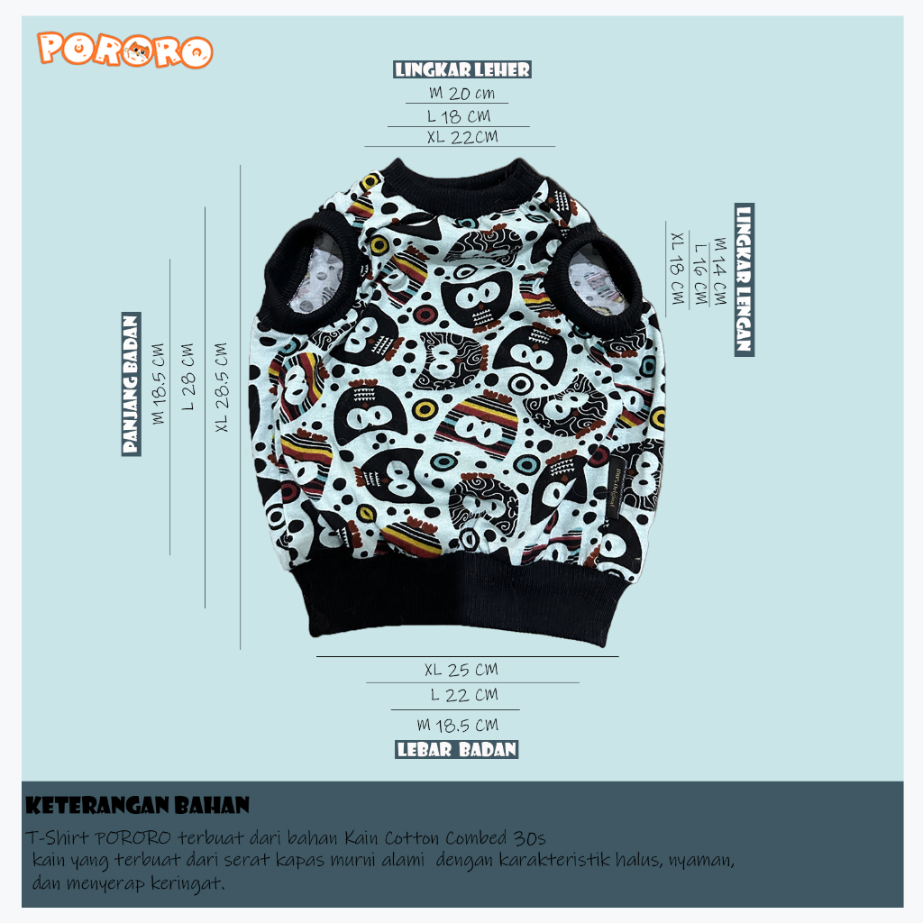 PORORO - Baju Kucing OWL