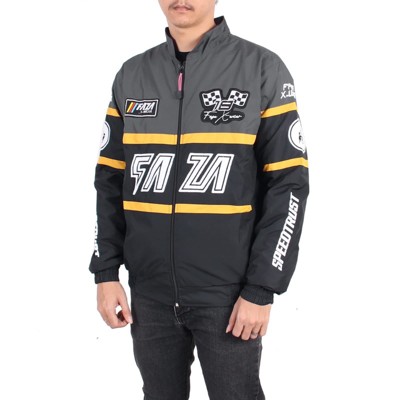 JAKET RACING FAZAXWEAR/JAKET MURAH REALPITC/JAKET BOMBER/JAKET KEREN KEKINIAN