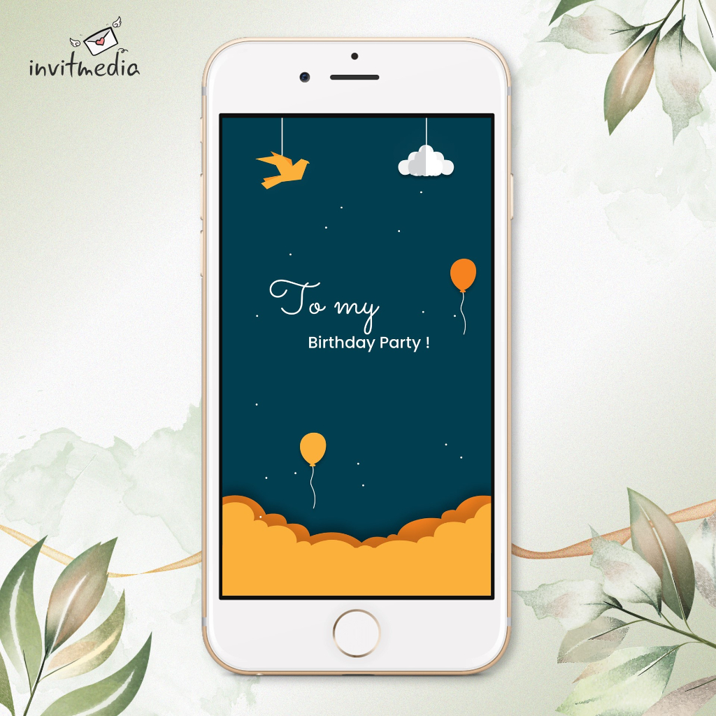 Undangan Ulang Tahun Anak Video Birthday invitation Undangan Digital Ulang Tahun 04