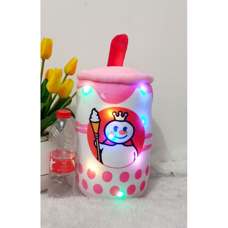 Mixue Boba LED Terbaru Lucu Menyalaa Halus Dan Lembut