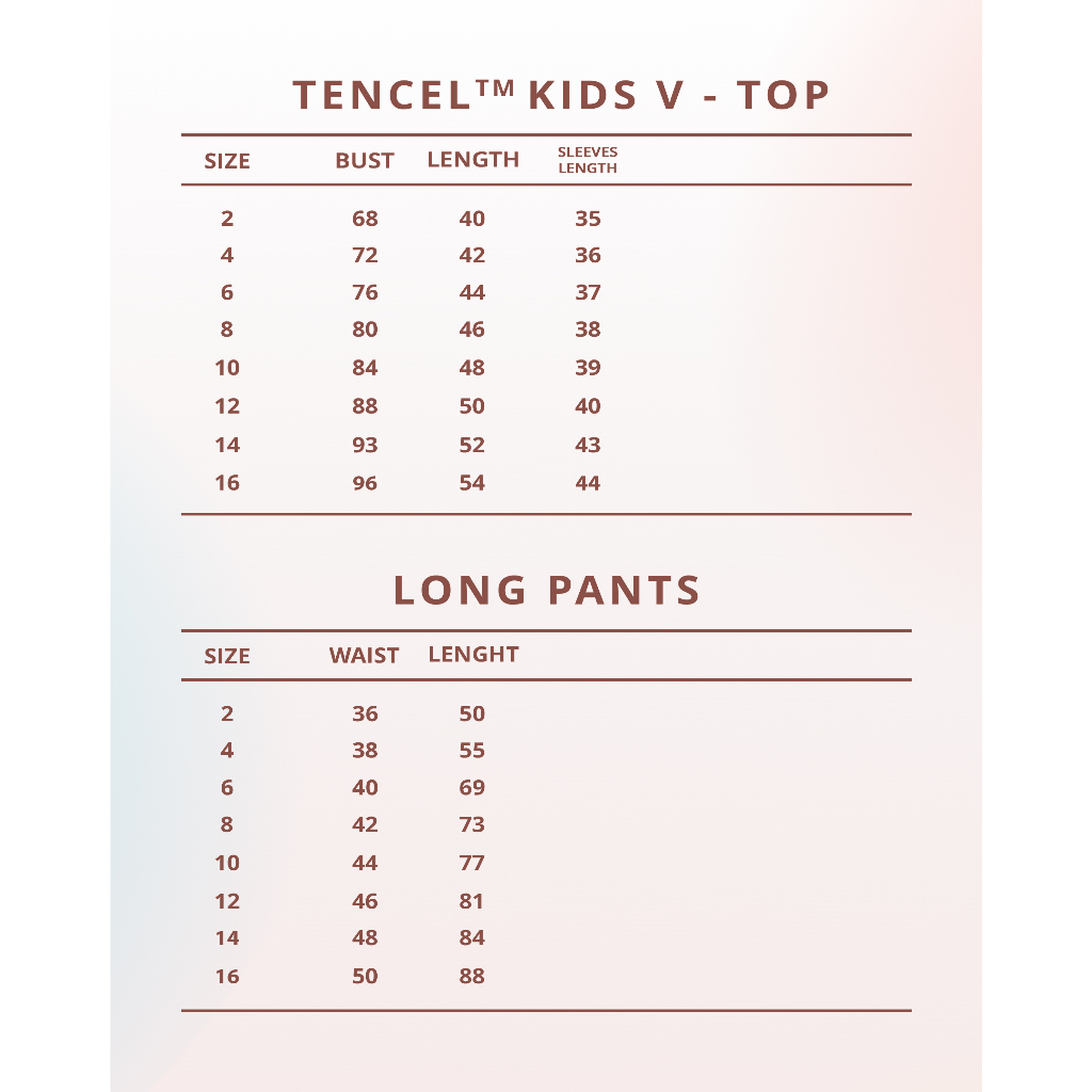 Cielyn - Ruby V Neck - TENCEL™ MicroModal - Breakfast Series - Piyama Wanita - Couple Kids Set