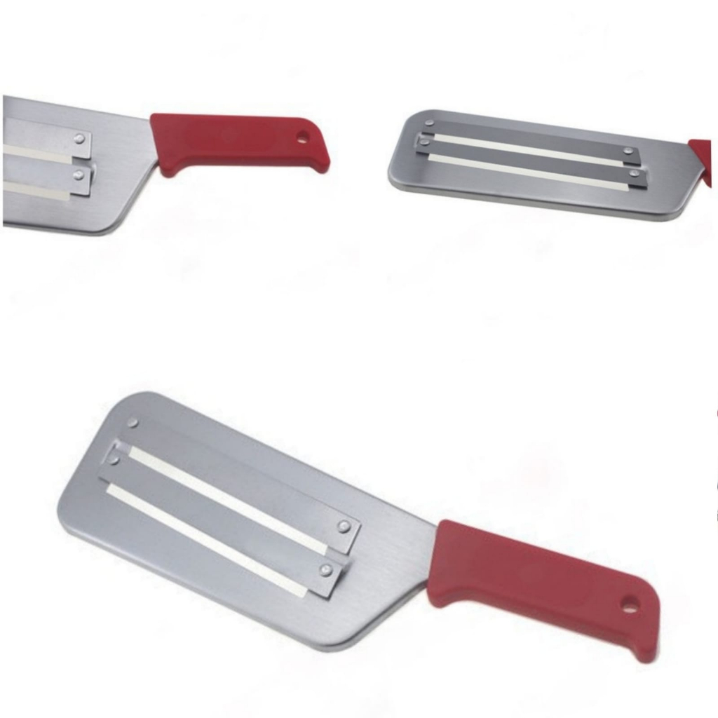 ALAT PEMOTONG SAYUR KOL PEELER BUAH PISAU DAPUR SERBAGUNA STAINLESS STEEL LA152RD PERALATAN PRAKTIS MULTIFUNGSI PERLENGKAPAN MURAH